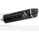 Terminale Di Scarico Non Catalizzato E Con Omologazione Suono Maxi Race-Tech Alluminio Nero Carbonio - Arrow Special Parts Compatibile Con Bmw F 850 Gs (2021-2024)