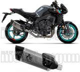 Terminale Di Scarico Con Omologazione Suono Pista Titanio Carbonio - Arrow Special Parts Compatibile Con Yamaha Mt-10 (2022-2024)