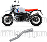 Terminale Di Scarico Con Omologazione Suono Pro-Race Nichrom Acciaio - Arrow Special Parts Compatibile Con Bmw R Nine T 1200 Urban Gs (2021-2024)