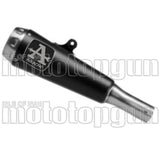 Terminale Di Scarico Con Omologazione Suono Pro-Race Nichrom Nero - Arrow Special Parts Compatibile Con Kawasaki Z 500 (2024-2026)