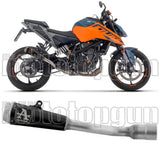 Terminale Di Scarico Con Omologazione Suono Pro-Race Nichrom Nero - Arrow Special Parts Compatibile Con Ktm 125 Duke (2024-2026)