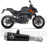 Terminale Di Scarico Con Omologazione Suono Pro-Race Nichrom Nero - Arrow Special Parts Compatibile Con Ktm 990 Duke (2024-2026)