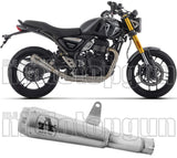 Terminale Di Scarico Con Omologazione Suono Pro-Race Nichrom - Arrow Special Parts Compatibile Con Triumph Speed 400 (2024-2025)