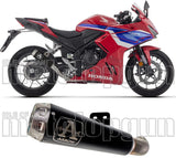 Terminale Di Scarico Con Omologazione Suono Pro-Race Nichrom Nero - Arrow Special Parts Compatibile Con Honda Cbr 500 R (2024-2026)