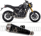 Terminale Di Scarico Con Omologazione Suono Pro-Race Nichrom Nero - Arrow Special Parts Compatibile Con Triumph Speed 400 (2024-2025)