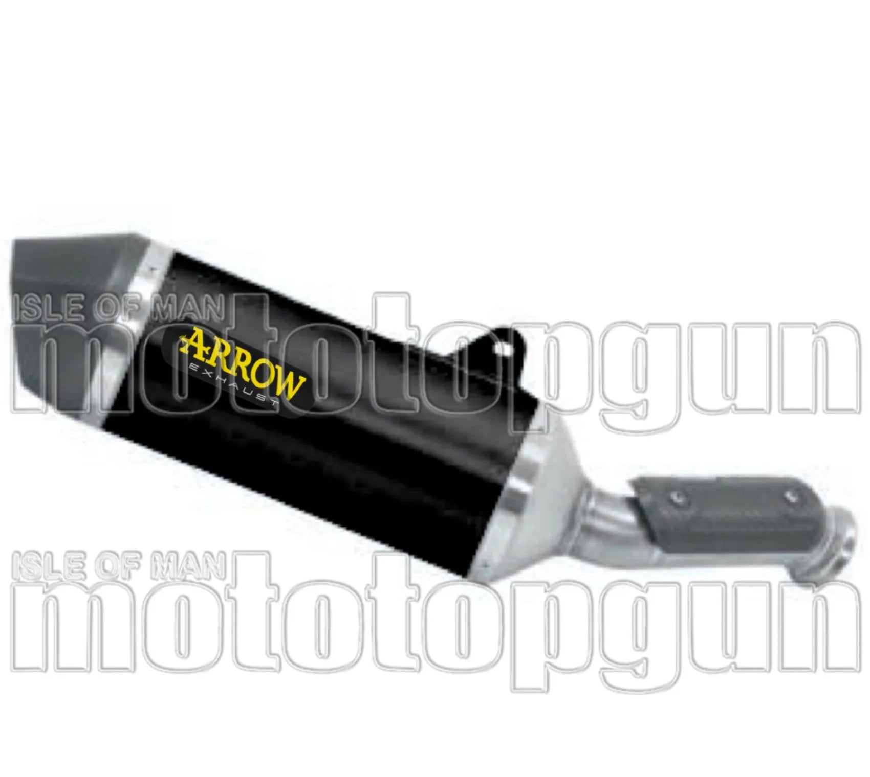 Terminale Di Scarico Con Omologazione Suono Race-Tech Alluminio Nero Carbonio - Arrow Special Parts Compatibile Con Cfmoto 800 Mt Touring (2022-2023)