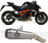 Terminale Di Scarico Con Omologazione Suono Pro-Race Titanio Titanio - Arrow Special Parts Compatibile Con Ktm 1290 Superduke R (2020-2023)