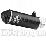 Catalytic Exhaust Tip With Sound Certification Urban Black Aluminium Stainless Steel Black - Arrow Special Parts Compatible With Peugeot Metropolis 400 (2017-2021)