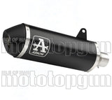 Terminale Di Scarico Catalizzato E Con Omologazione Suono Urban Alluminio Nero Acciaio Nero - Arrow Special Parts Compatibile Con Peugeot Metropolis 400 (2017-2021)