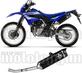 Terminale Di Scarico Con Omologazione Suono Thunder Alluminio Nero Fondello Carby - Arrow Special Parts Compatibile Con Yamaha Wr 125 R (2026)