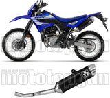 Terminale Di Scarico Con Omologazione Suono Thunder Alluminio Nero Fondello Inox - Arrow Special Parts Compatibile Con Yamaha Wr 125 R (2026)