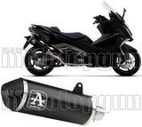 Terminale Di Scarico Catalizzato E Con Omologazione Suono Urban Alluminio Nero Acciaio - Arrow Special Parts Compatibile Con Kymco Ak 550 (2021-2026)