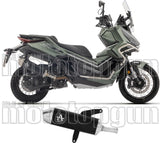 Terminale Di Scarico Con Omologazione Suono Urban Alluminio Nero - Arrow Special Parts Compatibile Con Zontes Zt 368 G (2025-2026)