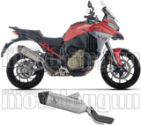 Terminale Di Scarico Con Omologazione Suono Veloce Titanio Fondello Carby - Arrow Special Parts Compatibile Con Ducati Multistrada V4 - S (2025-2026)