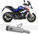 Terminale Di Scarico Con Omologazione Suono Works Titanio Carbonio - Arrow Special Parts Compatibile Con Bmw S 1000 Xr (2020-2023)