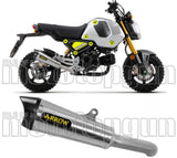 Terminale Di Scarico Con Omologazione Suono X-Kone Nichrom Carbonio - Arrow Special Parts Compatibile Con Honda Msx 125 Grom (2021-2024)