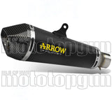 Terminale Di Scarico Con Omologazione Suono X-Kone Nichrom Nero Carbonio - Arrow Special Parts Compatibile Con Suzuki Gsx-S 950 (2021-2023)