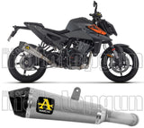 Terminale Di Scarico Con Omologazione Suono X-Kone Titanio Carbonio - Arrow Special Parts Compatibile Con Ktm 990 Duke (2024-2026)