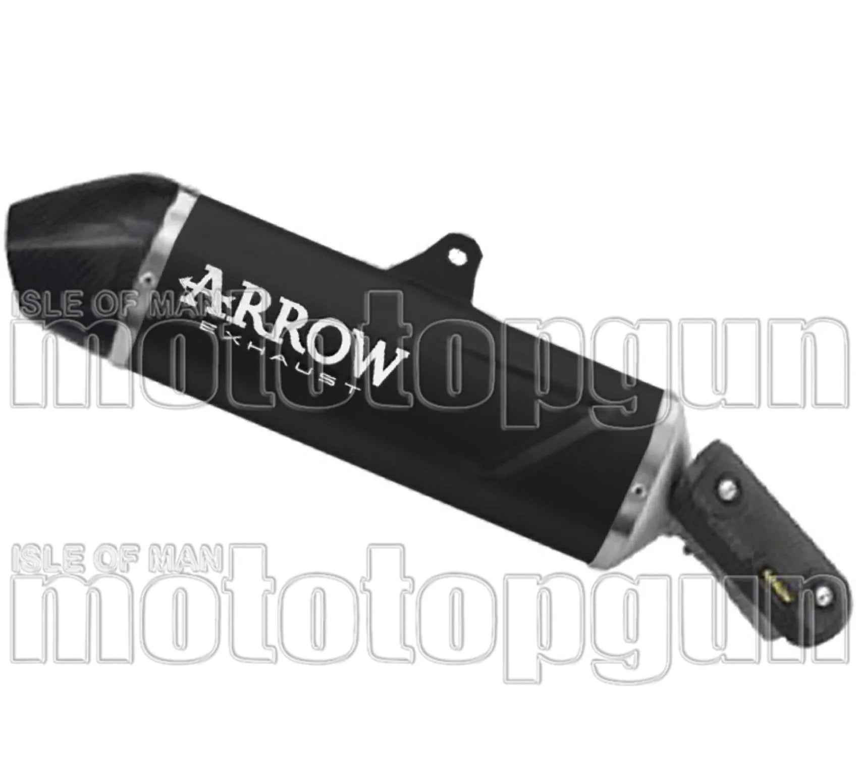 Terminale Di Scarico Con Omologazione Suono Indy-Race Evo Alluminio Nero Fondello Carby - Arrow Special Parts Compatibile Con Aprilia Tuareg 660 (2025-2026)
