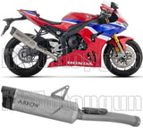 Terminale Di Scarico Con Omologazione Suono Indy-Race Evo Titanio Fondello Carby - Arrow Special Parts Compatibile Con Honda Cbr 1000 Rr - R (2024-2026)