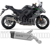 Terminale Di Scarico Con Omologazione Suono Indy-Race Evo Titanio Fondello Carby - Arrow Special Parts Compatibile Con Kawasaki Ninja 1100 Sx (2025-2026)