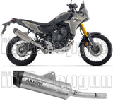 Terminale Di Scarico Con Omologazione Suono Indy-Race Evo Titanio Fondello Carby - Arrow Special Parts Compatibile Con Yamaha Ténéré 700 (2025-2026)