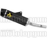 Terminale Di Scarico Con Omologazione Suono Indy-Race Alluminio Nero Fondello Carby - Arrow Special Parts Compatibile Con Yamaha Ténéré 700 (2025-2026)