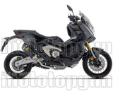 Terminale Di Scarico Con Omologazione Suono Race-Tech Short Alluminio Nero Fondello Carby - Arrow Special Parts Compatibile Con Honda X-Adv 750 (2025-2026)