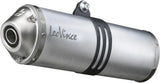 Terminale Di Scarico Con Omologazione Suono Lv-X Alluminio Fondello Acciaio - Leovince Compatibile Con Suzuki Dr 650 Se (1996-2015)