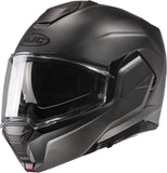 Flip-Up Motorcycle Helmet Hjc I100 Advanced Polycarbonate Semi Flat Titanium Size 09 L
