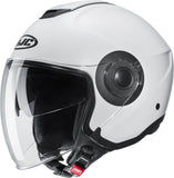 Casco Urban Per Moto Hjc I40N Advanced Polycarbonate Bianco Perlato Semiopaco Taglia 07 S