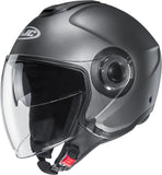 Casco Urban Per Moto Hjc I40N Advanced Polycarbonate Titanio Semiopaco Taglia 11 Xxl