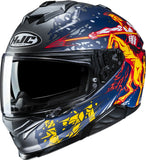 Casco Integrale Per Moto Hjc I71 Advanced Polycarbonate Mc1Sf Taurus Taglia 08 M