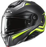 Casco Modulare Per Moto Hjc I91 Advanced Polycarbonate Composite Mc3Hsf Tricus Taglia 06 Xs