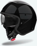 Casco Urban Per Moto Airoh J 110 - J135 Composite Carbon Nero Glitter Color Taglia S