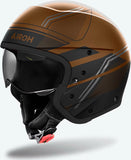 Casco Urban Per Moto Airoh J 110 - J1S29 Composite Carbon Bronzo Matto Slim Taglia Xl
