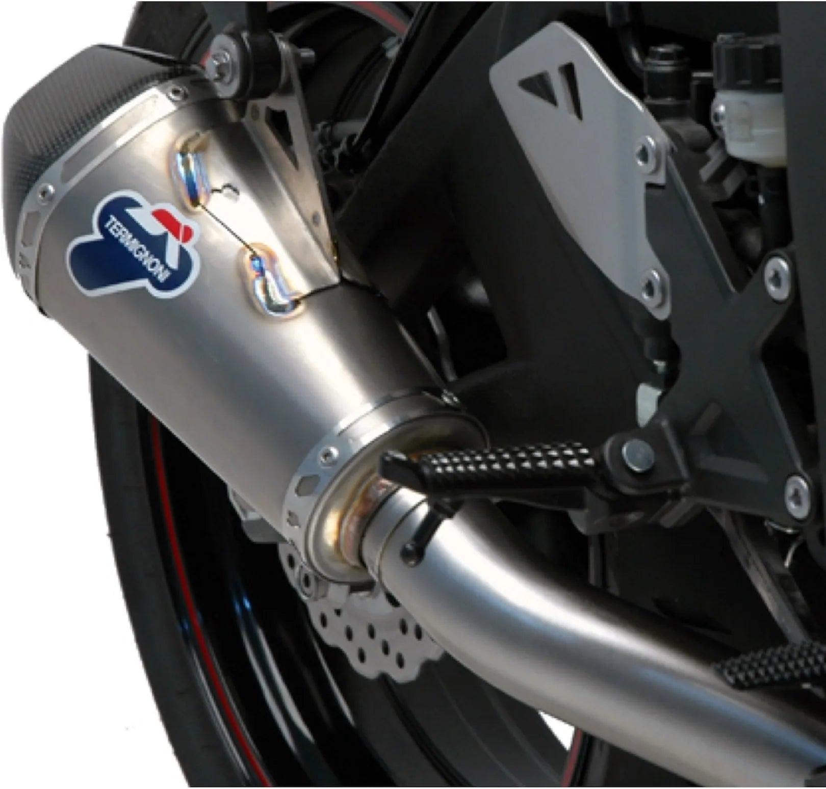 Terminale Di Scarico Con Omologazione Suono Relevance Titanio Coppa Carbonio - Termignoni Compatibile Con Kawasaki Zx-10R (2010-2012)