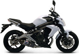 Impianto Di Scarico Completo Con Omologazione Suono Relevance Carbonio Coppa Carbonio - Termignoni Compatibile Con Kawasaki Er-6 N (2012-2016)