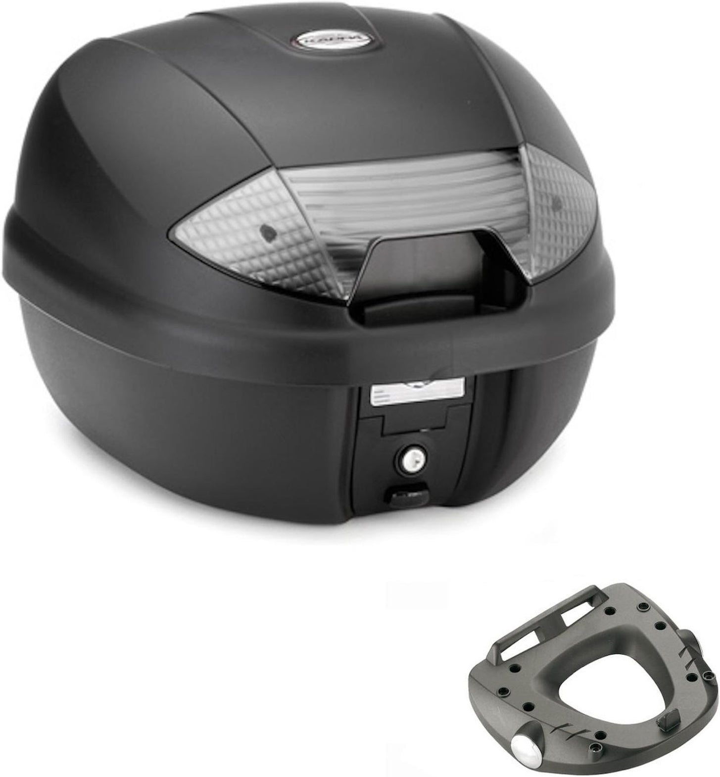 Top Case K30Nt + Rear Rack - Kappa Moto Compatible With Kymco Xciting 400 I S (2018-2023)