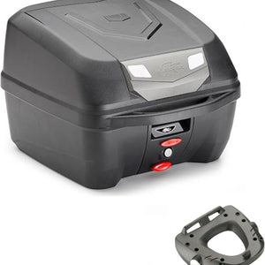 Top Case K320N + Rear Rack Cube - Kappa Moto Compatible With Honda Cb 1000 R (2018-2020)