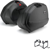 Valigie Laterali K33N 33 Lt + Portavaligie Laterale Monokey - Kappa Moto Compatibile Con Honda Nc 750 S (2016-2020)
