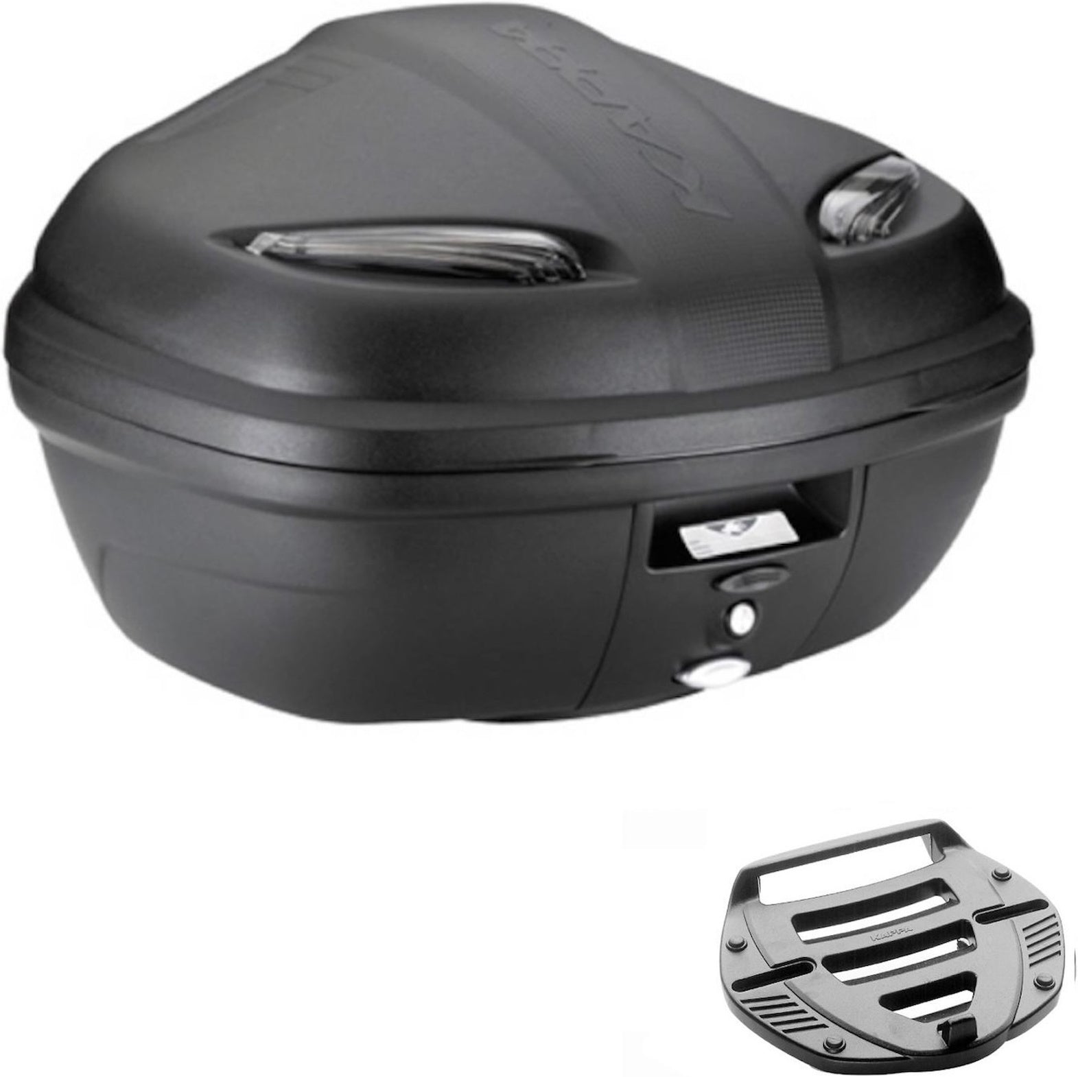 Top Case K47Nt + Rear Rack Manta - Kappa Moto Compatible With Kawasaki Zr 7 750 S (1999-2004)