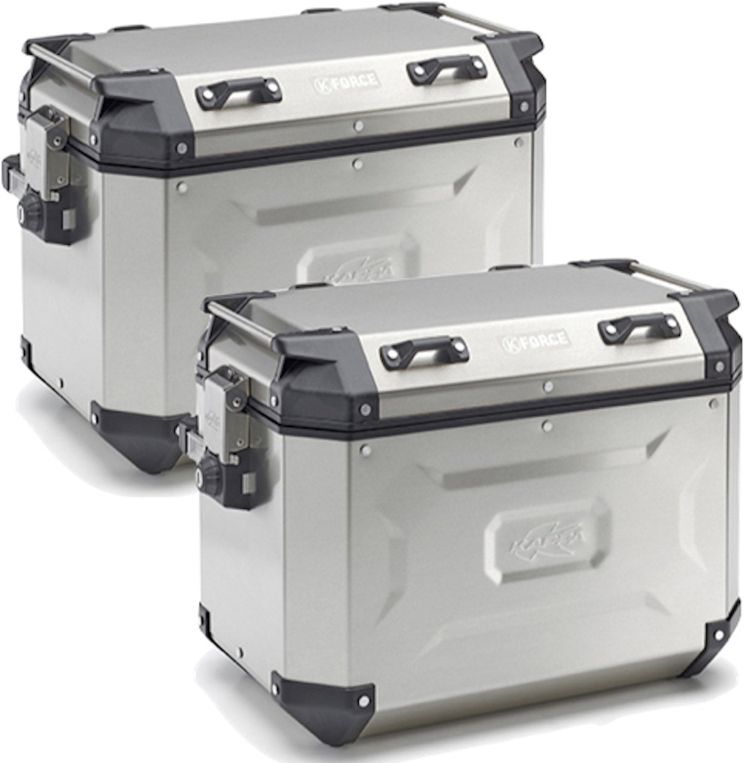 Side-Cases Kfr48A K’Force + Side-Case Holder - Kappa Moto Compatible With Triumph Tiger 1200 Explorer (2012-2015)