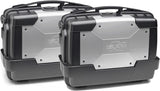 Valigie Laterali Kgr33 Garda + Portavaligie Laterale - Kappa Moto Compatibile Con Yamaha Tracer 9 (2021-2023)