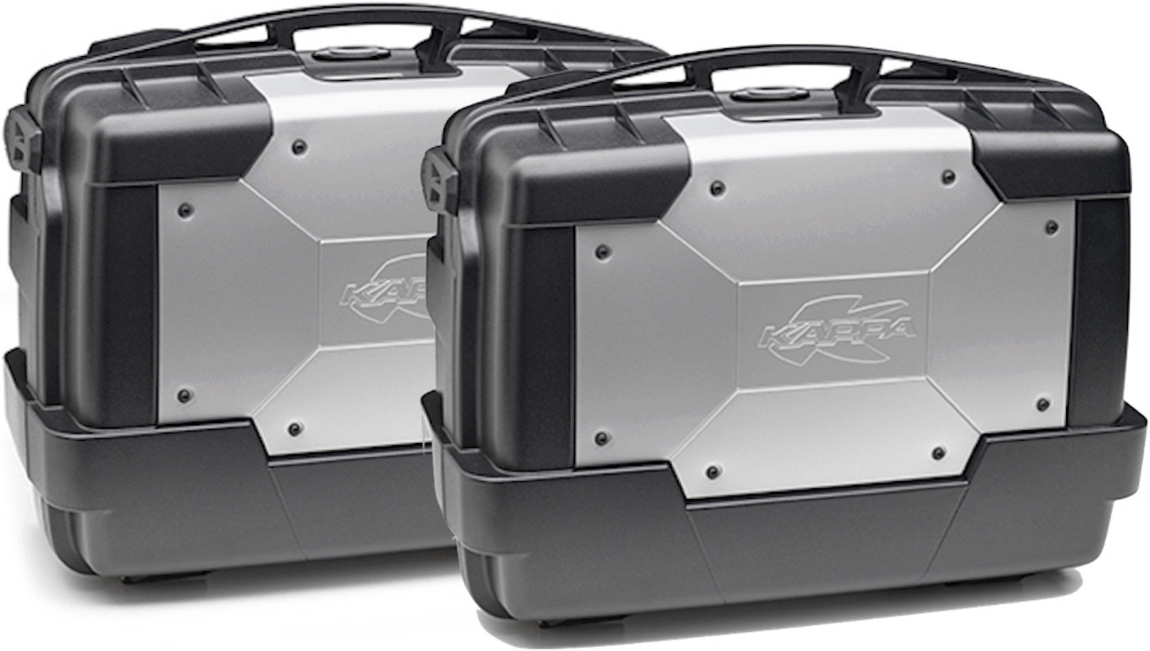 Side-Cases Kgr33Pack2 Garda 33 Lt + Side-Case Holder Monokey - Kappa Moto Compatible With Moto Guzzi V7 Stone (2021)