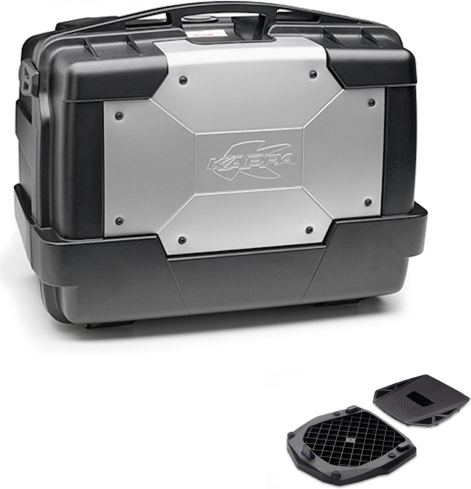 Top Case Kgr46 + Rear Rack Garda - Kappa Moto Compatible With Piaggio Mp3 300 Hpe (2019-2023)