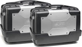 Valigie Laterali Kgr46 Garda + Portavaligie Laterale - Kappa Moto Compatibile Con Honda Nc 700 X (2012-2013)