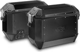 Side-Cases Kms36B K'Mission + Side-Case Holder Aluminium - Kappa Moto Compatible With Yamaha Xt 1200 Z Super Ténéré (2010-2020)