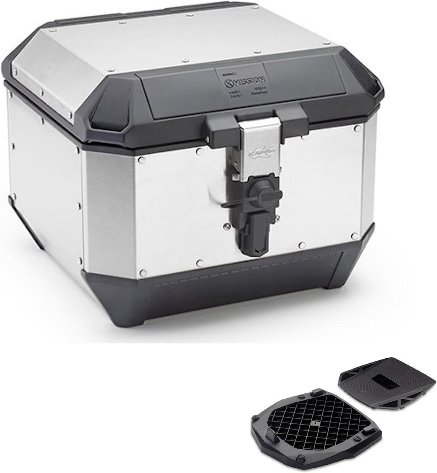 Top Case Kms44A + Rear Rack K'Mission Aluminium - Kappa Moto Compatible With Triumph Speed Twin 1200 (2019-2020)