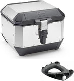 Bauletto Kms44A + Attacco K'Mission Alluminio - Kappa Moto Compatibile Con Honda Cb 1300 - S (2003-2009)